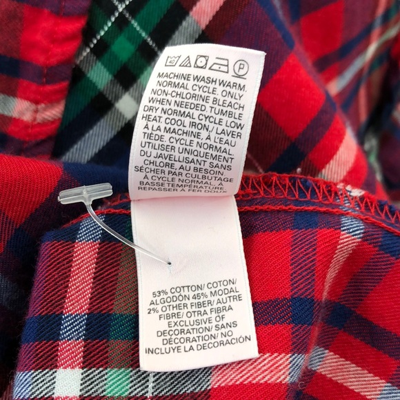 Victoria’s Secret Red Plaid Button Down Nightgown - Picture 7 of 7